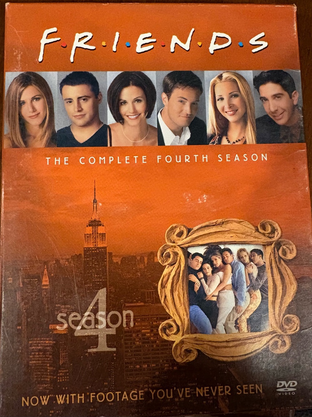Friends: The Complete Fourth Season - Orange DVD Box